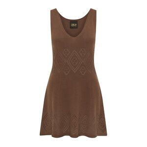 IDFY Knit Dress - Brown